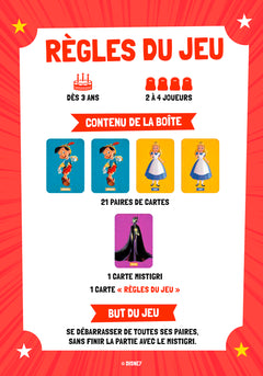DISNEY - Jeu de cartes - Mistigri