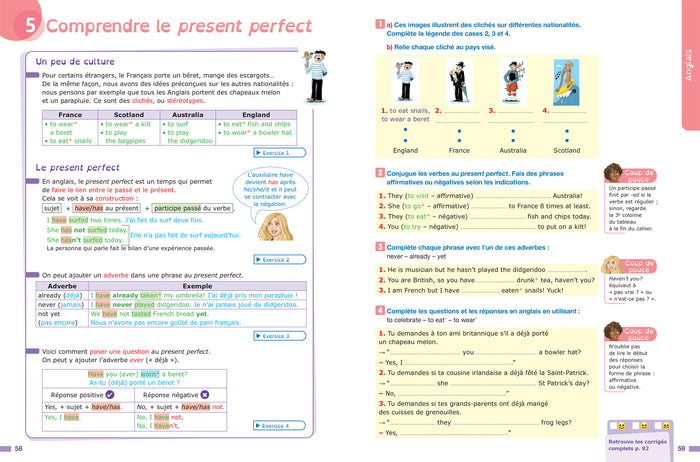 Ma 4e facile ! Tout-en-un adapté aux enfants dyslexiques (DYS) ou en difficulté d'apprentissage