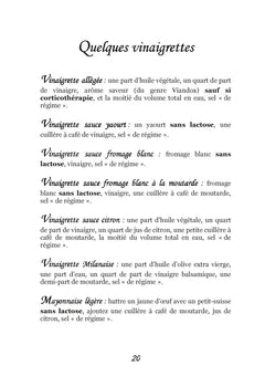 Recettes et menus pour la rectocolite hémorragique