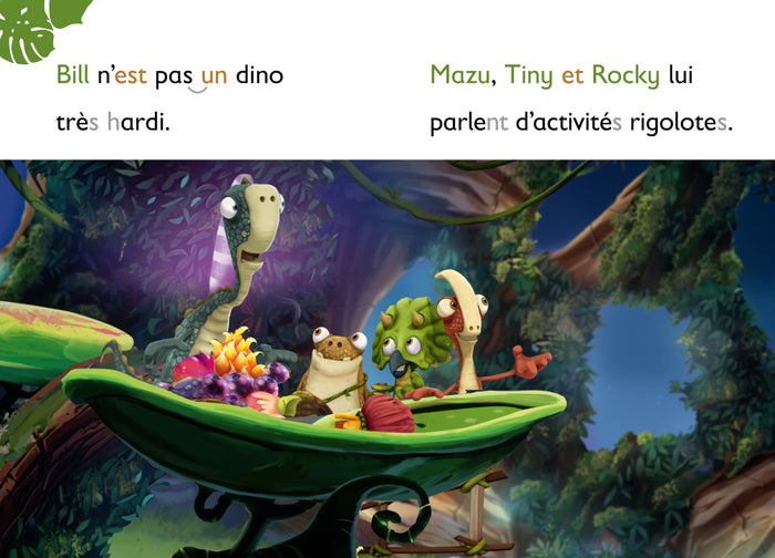 Mes premières lectures 100% syllabiques avec Gigantosaurus Niveau 1 : La Lune rose