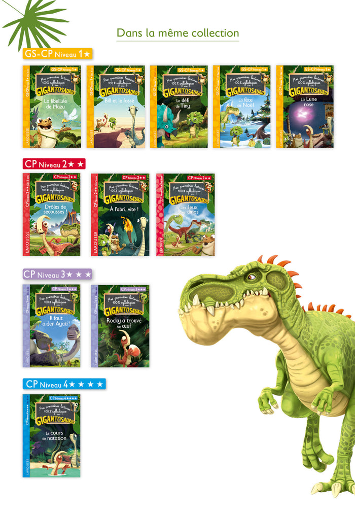 Mes premières lectures 100% syllabiques avec Gigantosaurus Niveau 1 : La Lune rose