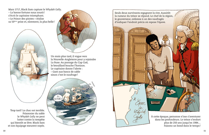 Trésors et épaves pirates