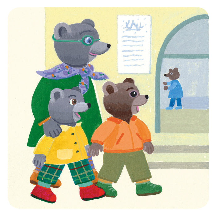 Petit ours brun va au musée