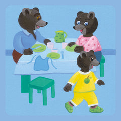 Petit ours brun se prépare pour l'école
