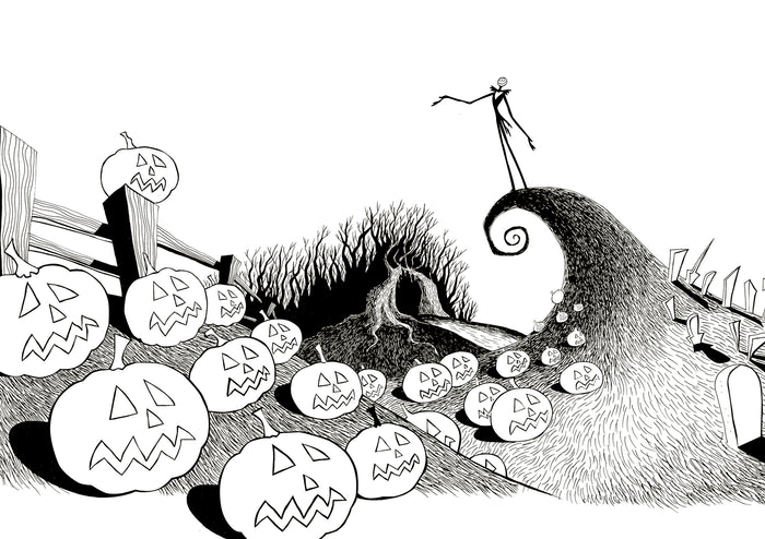 L'étrange Noël de Monsieur Jack - Livre de coloriage