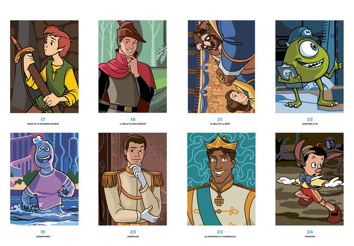 Coloriages mystères Disney - Princes et Héros