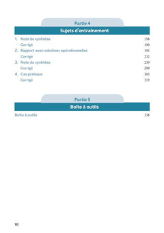 Note, rapport et cas pratique