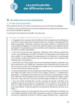 Note, rapport et cas pratique
