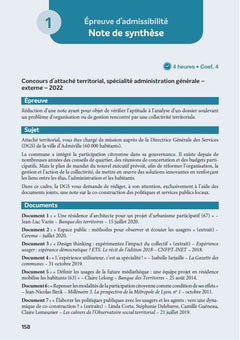 Note, rapport et cas pratique