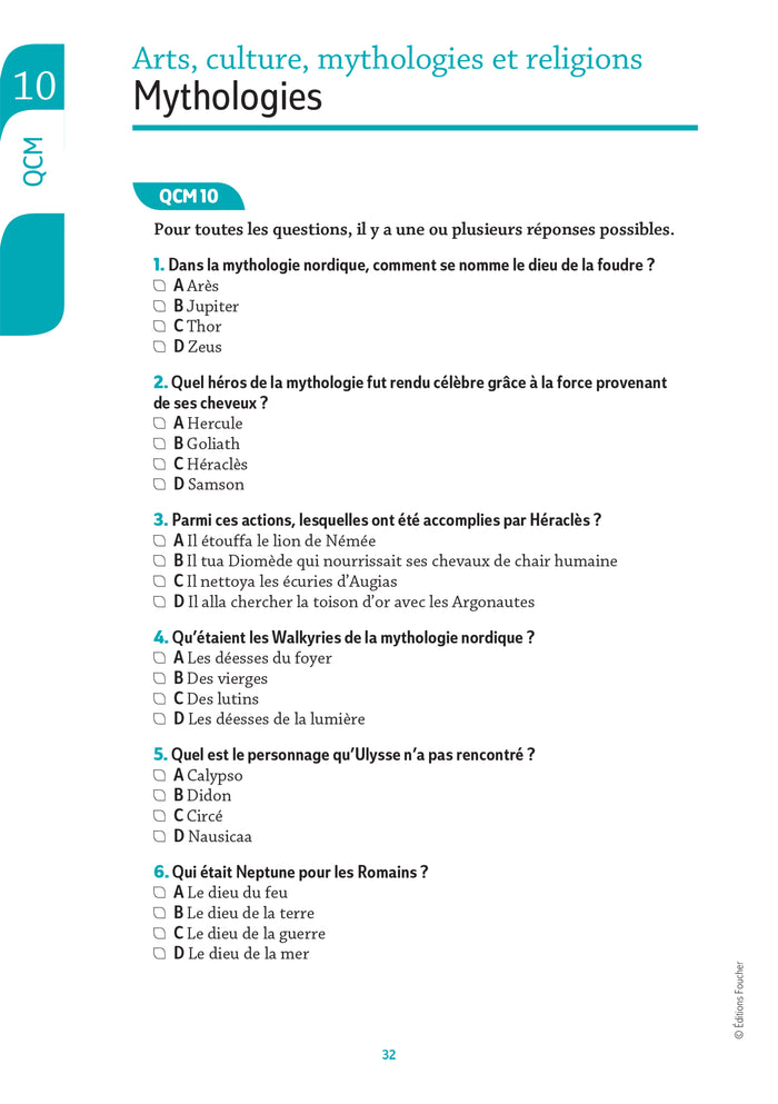 Pass'Concours - QCM de culture générale - Tous concours - 8e édition - Entraînement