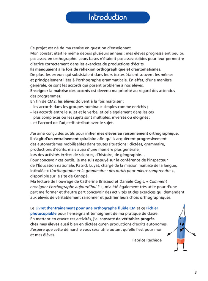 Pour une orthographe fluide CM