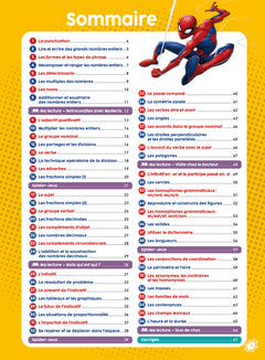Disney - Marvel - Spider-Man - Mon super-cahier Maths Français - CM1