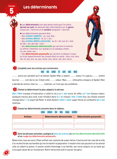 Disney - Marvel - Spider-Man - Mon super-cahier Maths Français - CM1
