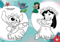 Disney Stitch - Coloriage avec plus de 100 stickers