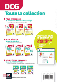 DCG - Toute la 3e année du DCG 3, 7, 11 en fiches