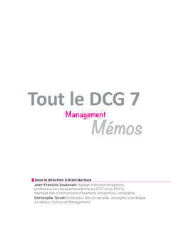 DCG - Toute la 3e année du DCG 3, 7, 11 en fiches