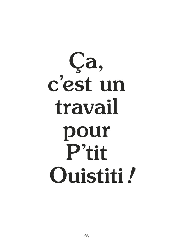 P'tit Ouistiti, détective privé