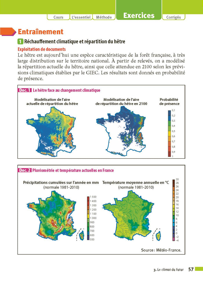 Enseignement scientifique Terminale
