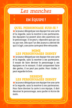 DISNEY -  "Qui suis-je ?" - Boîte de jeu de cartes - Spécial Héros et Vilains