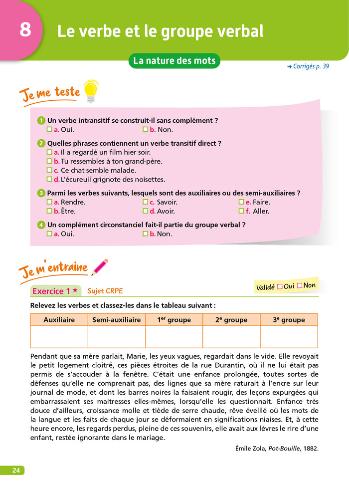 Objectif CRPE 2026 - Français - 300 exercices pour s'entraîner - ép. écrite d'admissibilité M2/L3