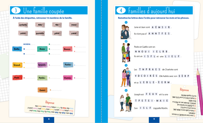 101 jeux de vocabulaire A2 - Cahier de jeux