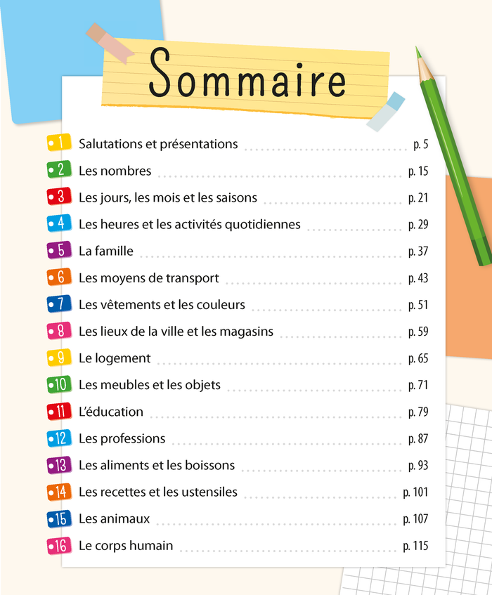 101 jeux de vocabulaire A1 - Cahier