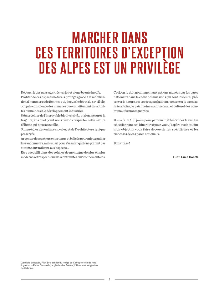 Treks dans les Parcs nationaux des Alpes