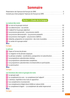 Objectif CRPE 2026 - Français - 300 exercices pour s'entraîner - ép. écrite d'admissibilité M2/L3
