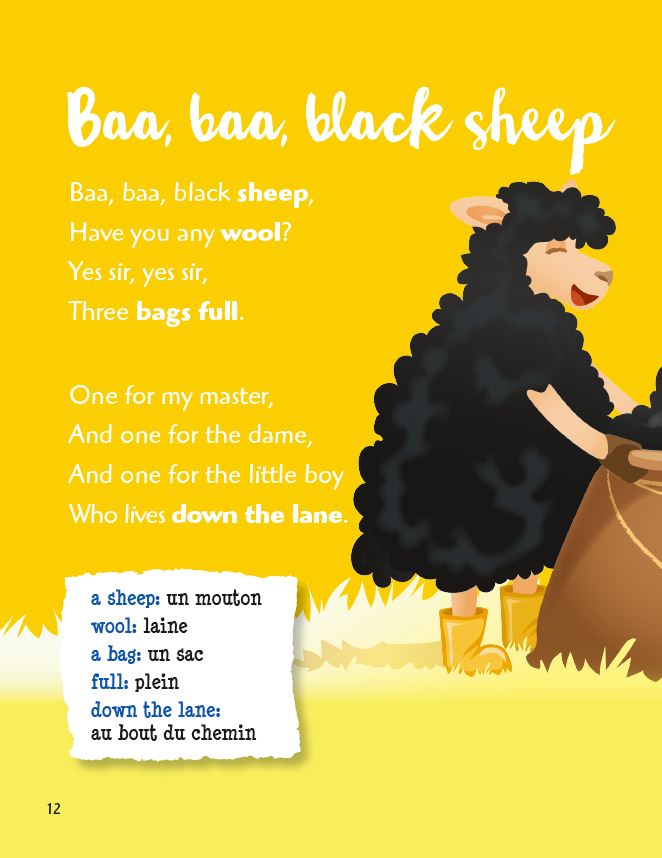 My first songs in English