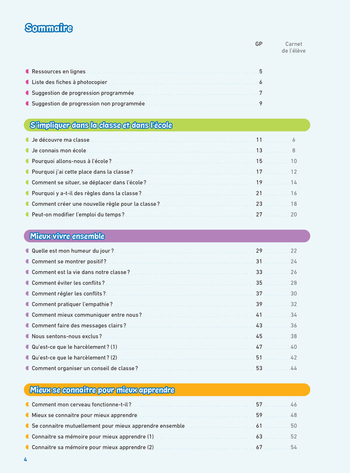 Vie de classe Vie d'élève Magellan CM - Ed. 2024 - Guide pédagogique