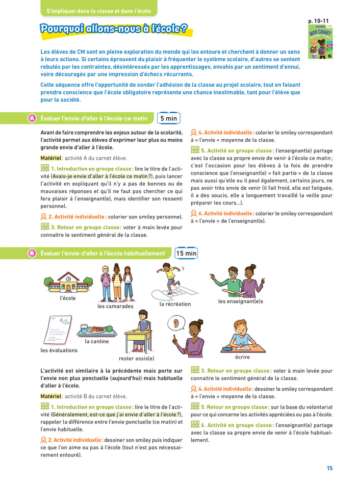 Vie de classe Vie d'élève Magellan CM - Ed. 2024 - Guide pédagogique
