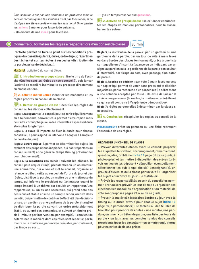 Vie de classe Vie d'élève Magellan CM - Ed. 2024 - Guide pédagogique
