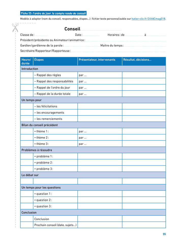 Vie de classe Vie d'élève Magellan CM - Ed. 2024 - Guide pédagogique