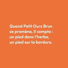 Petit ours brun aime compter