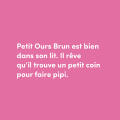 Petit ours brun a fait pipi au lit - Dès 2 ans