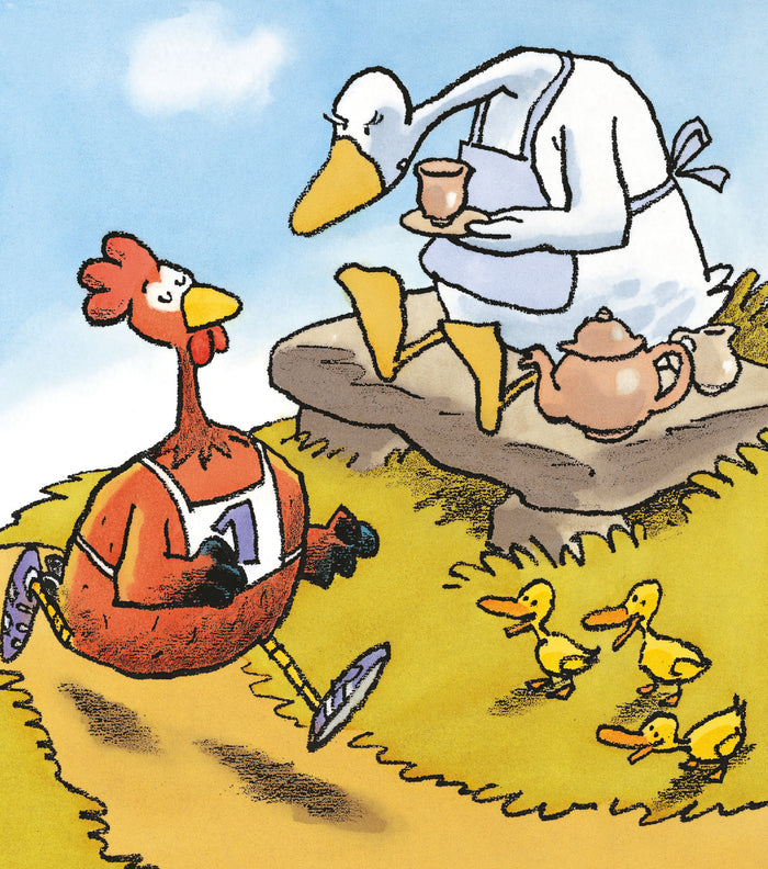 La folle course de maman poule