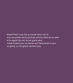 Le doudou du loup