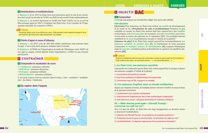 Prépabac - Mes spécialités SES, HGGSP, Anglais LLCE/ AMC 1re générale - 2025-2026