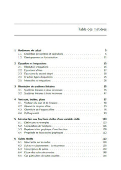 Maths, du lycée à la Licence