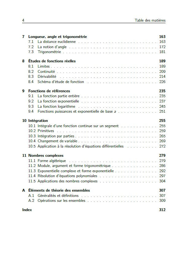 Maths, du lycée à la Licence