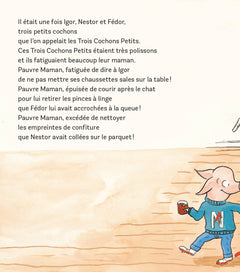 Les Trois Cochons Petits et le Méchant Grand Loup
