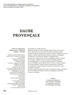 à la table de la bonne mère