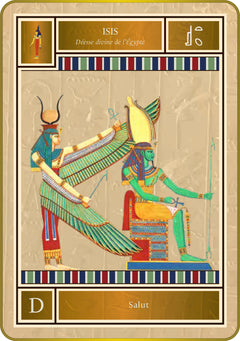 Coffret divination égyptienne