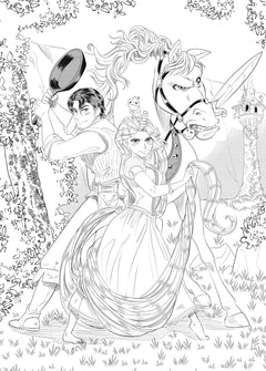 DISNEY TEENS - Atelier de coloriages - Manga