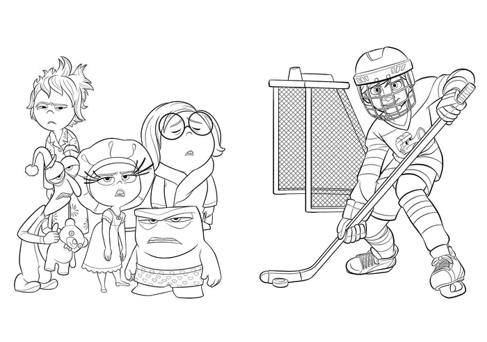 Vice-Versa 2 - Mes Coloriages avec Stickers