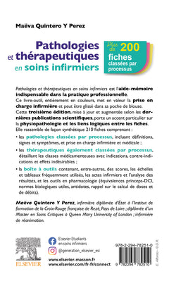 Pathologies et thérapeutiques en soins infirmiers