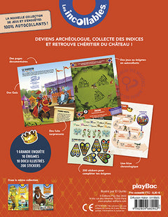 Les Incollables - Mission Moyen Âge - Mes énigmes en stickers