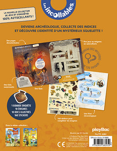 Les incollables - Mission Préhistoire - Mes énigmes en stickers