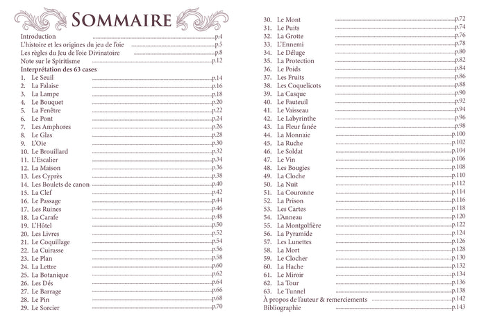 Le jeu de l'oie divinatoire