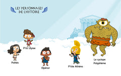 Les petits héros de l'Olympe - Ulysse et le cyclope